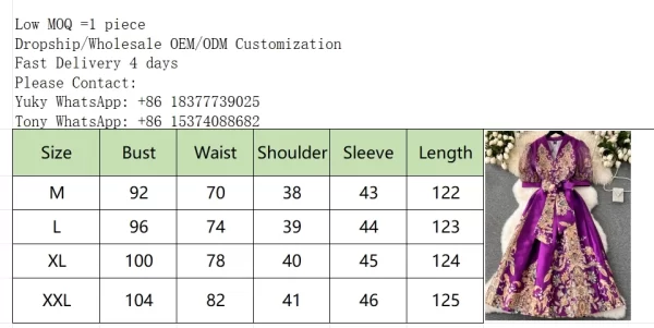 LE2463 Vintage Print Dress Ethnic Style Socialite Dinner Party One-Piece Wrap Midi Dress Women Elegant Gauze Belted Evening Robe