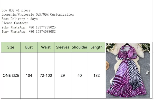 LE2520 and Maxi Woman'S Dresses Large Swing Dress Irregular Print Female Long Office Lady Belted Long Dress