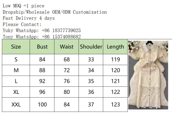 LE2461 Socialite Party Lace Dresses Women'S Elegant Hollow Hook Flower Embroidery Midi Casual Dress Women Boutique Evening Gown