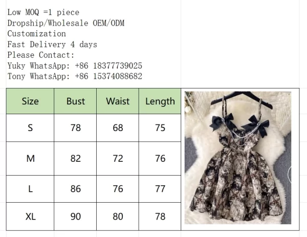 LE2507 2025 Fun Girly Bow Print Halter Dresses Women Vintage Preppy Pommel Mini Prom Dress Bar Club Short Dress