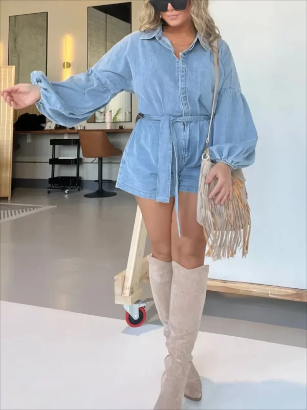 New Hot Selling Cowboy Tie One-piece Pants