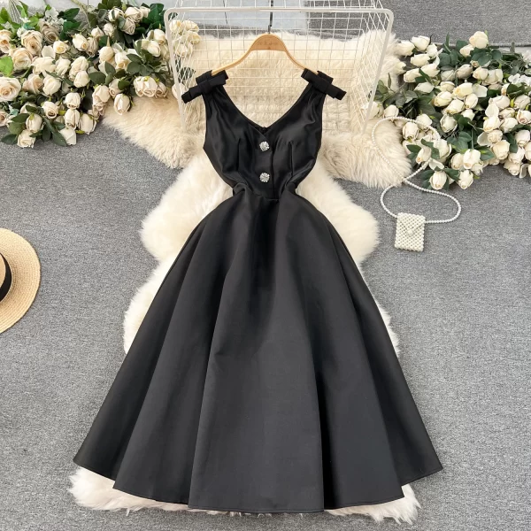 LE2451 Luxury Royal Sister Boutique Ladies Halter Dress Banquet Herben Socialite Dinner Party Long Dress Chic Banquet Robe