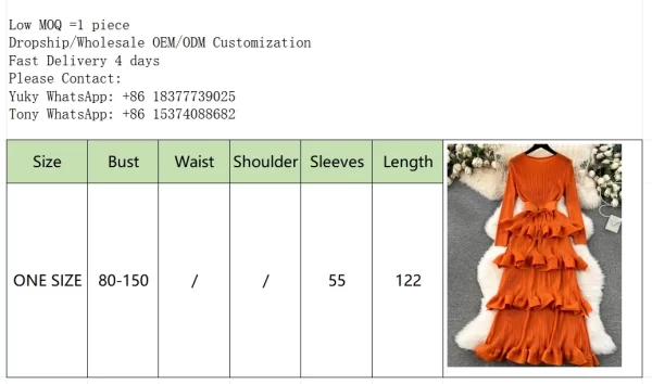 LE2511 2025 Senior Sense Banquet Dress Woman Pleated Cake Dresses Lady Boutique Robe Socialite Holiday Layered Hemlines Dress