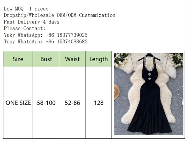 LE2518 Elegant Ladies Prom Dress Female Heavy Industry Diamond Midi Evening Halter Dres Socialite Party Ruffled Fishtail Dress