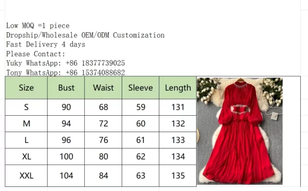 LE2504 Runway Midi Dresses Heavy Industry Chain Fringe Flowery Long Dresses Women Boutique Outfit Socialite Holiday Party Dress