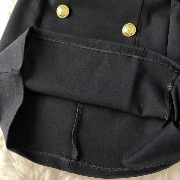 LE2444 2025 Mature Black Female Summer Dress Office Party Women Formal  Commuter Dress Commercial Boutique Mini Short Dresses